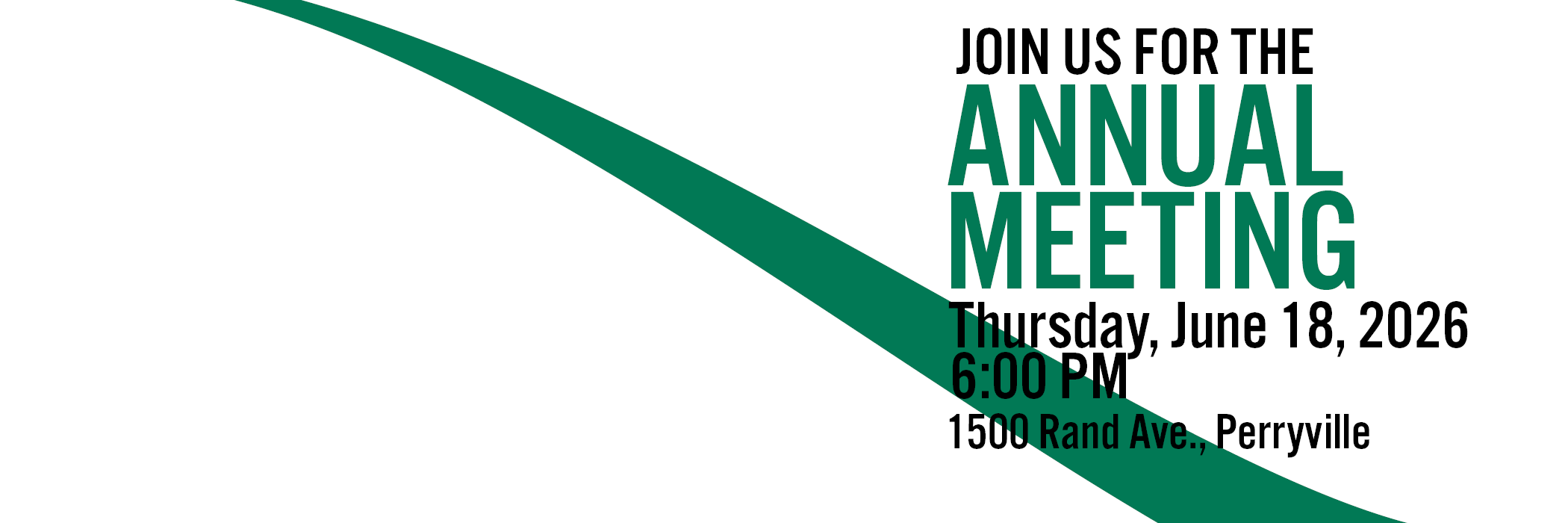 Join Us for Our Annual Meeting